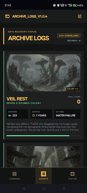 Warden Protocol: Vault RPG Screenshot 1