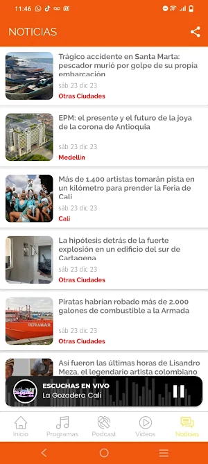 Radio La Gozadera Cali Screenshot 3