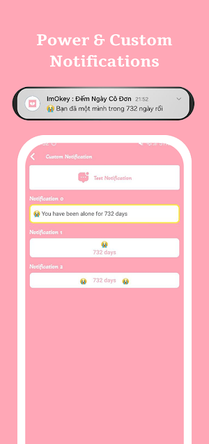 ImOkey : Alone Days Counter Screenshot 3