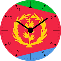 Eritrea Analog Watch Face