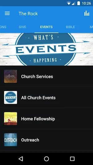 The Rock App Screenshot 2
