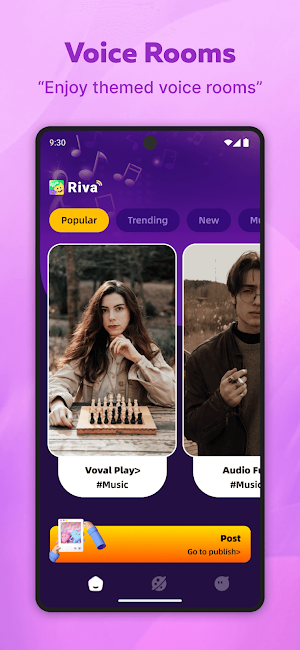 Riva - Voice Chat &  Friends Screenshot 0