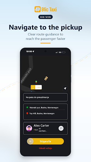 Blic Taxi Driver - Tap & Drive Screenshot 2