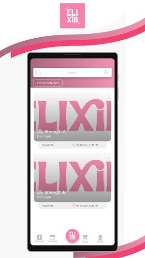 Elixir Gym Screenshot 1