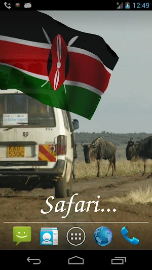 Kenya Flag Live Wallpaper Screenshot 2
