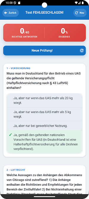 Drohnenführerschein A1-A3 Screenshot 3