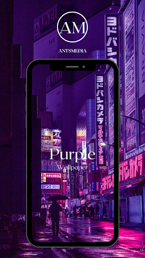 Aesthetic Purple Wallpaper Screenshot 1