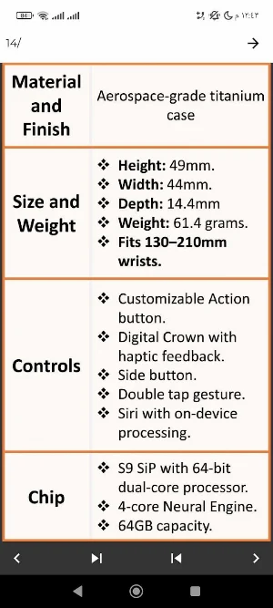 Watch Ultra 2 SmartWatch Specs Screenshot 0