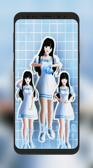 Wallpaper For Sakura Schooll Screenshot 2