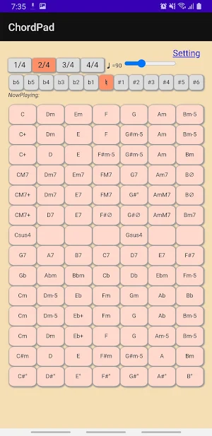 Chordpad - Instruments Screenshot 0