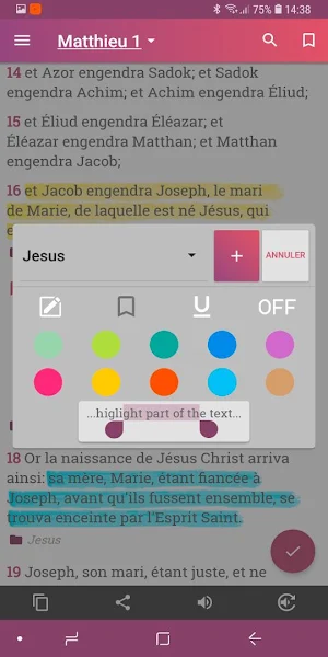 Bible Darby en Français Screenshot 2
