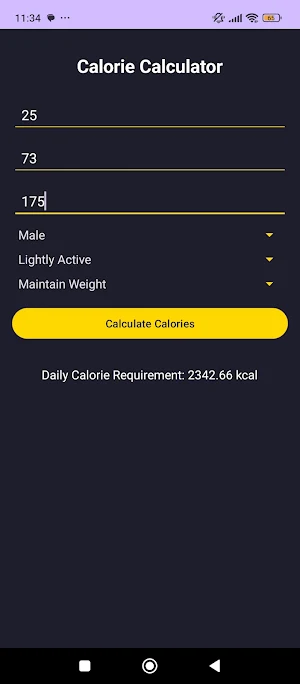 BMI Calculator Screenshot 0