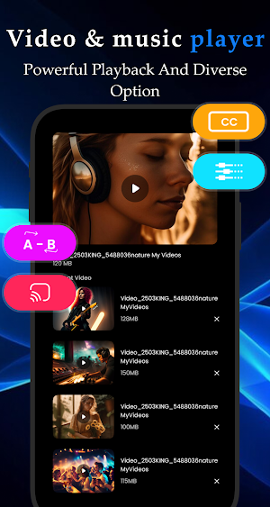DP Player : Video Player & MP3 Screenshot 1