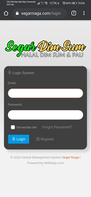 Segar Niaga System Screenshot 0