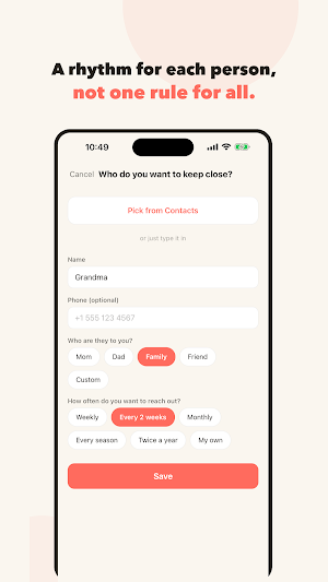 Warmthly: Keep in Touch Screenshot 3