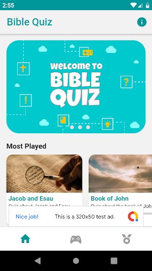 Bible Quiz Screenshot 0