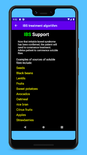 IBS Treatment Guide Screenshot 2