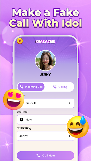 Idol Prank Call - Fake Chat Screenshot 0