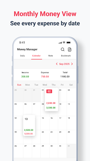 Money Manager Expense Tracker Screenshot 3