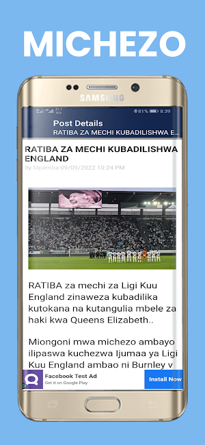 Michezo Forum Screenshot 2