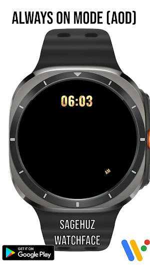 A141 Gold Skeleton Watchface Screenshot 1