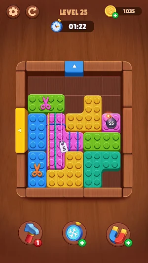Wood Slide Jam: Block Away Screenshot 1