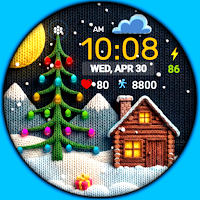 Christmas Digital Watch Face