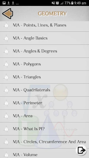 Math Tutorials Screenshot 2