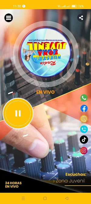 RADIO ZONA JUVENIL Screenshot 1
