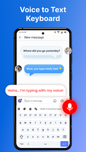 Voice Typing Keyboard Screenshot 0