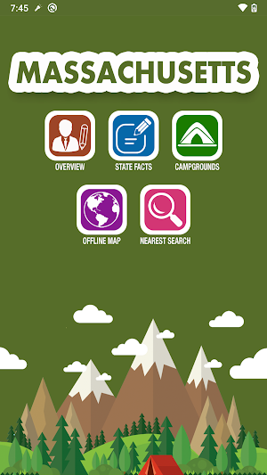 Massachusetts State RV Parks & Campgrounds Screenshot 1