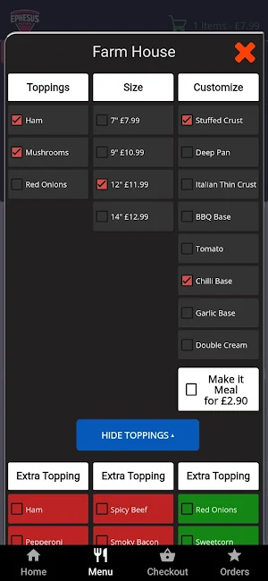 Ephesus Pizzeria Gorseinon Screenshot 0