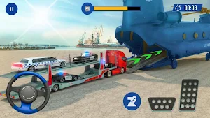 US Police Multi Level Car Transporter Truck 2020 Screenshot 0