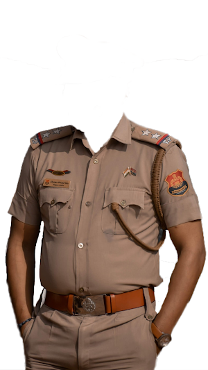 Police Photo Suit for Girls &  Screenshot 0