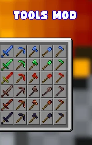 Tools Item Mod For MinecraftPE Screenshot 1