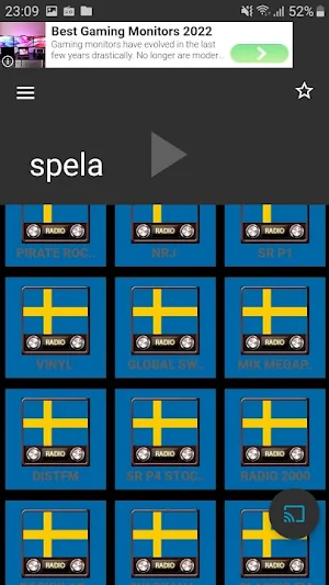 Sveriges radio på nätet Screenshot 3