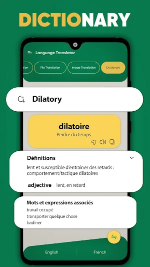 French to English Translator Screenshot 1