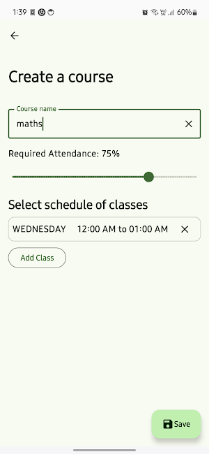 Attendance Tracker, Bunk count Screenshot 3