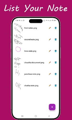Handwritten Notepad –Draw Note Screenshot 2