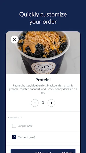Go Greek Yogurt Screenshot 1