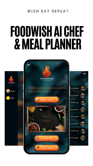 FoodWish AI Chef: Meal Planner Screenshot 0