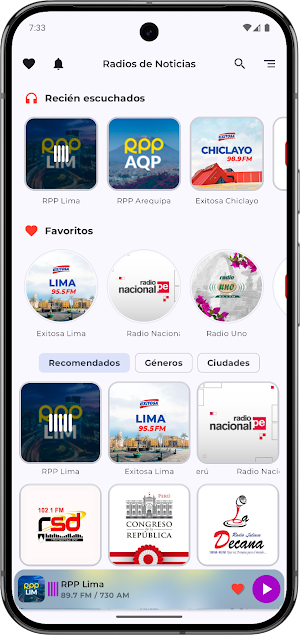 Radios Perú Noticias en Vivo Screenshot 1