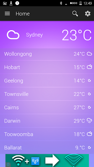 Australia Weather Screenshot 1