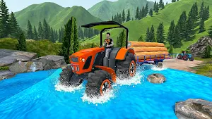 Offroad Tractor Trolley Game Screenshot 0