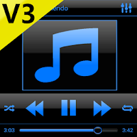 SKIN PLAYERPRO V4 GLASS BLUE