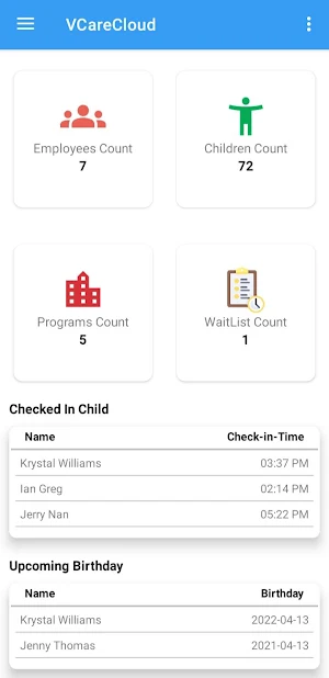 Vcare-Day Care Screenshot 1