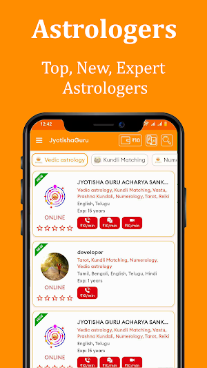 JyotishaGuru: Talk to Astro Screenshot 1