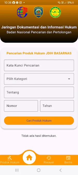 JDIH BASARNAS Screenshot 3