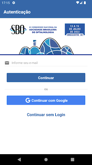 CONGRESSO NACIONAL DA SBO Screenshot 0