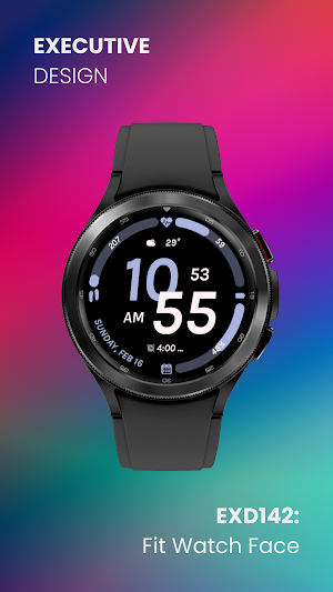 EXD142: Fit Watch Face Screenshot 1
